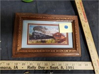 Constance Smith Train Picture Print Framed