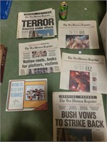 Lot of Newspapers 9/11 & Others