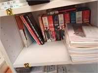 Shelf of Books to include JOhn Jakes Series,