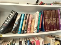 Shelf of Books to include  GHOSTS, UnExplained,