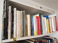 Shelf of Books to include Longevity, Food