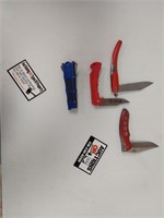 4 Folding Knives