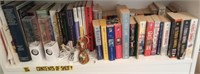 Shelf of Books to include Patricia Cornwell, Paul