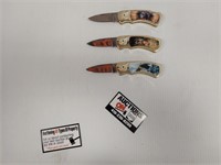 3 Collector Pocket Knives