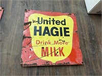 United Hagie Drink More Milk Sign