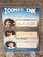 Babe Ruth Lou Hehrig Bill Dickey Iconic Ink
