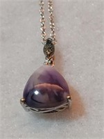 Tiffany Stone Blue Diamond Necklace