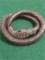 Bejeweled Black Snake Arm Band / Bracelet