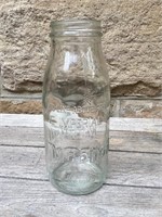 Mobiloil Embossed Imperial Quart Bottle