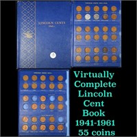 Virtually Complete Lincoln Cent Book 1941-1961 55