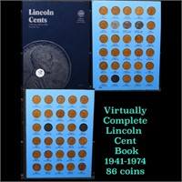 Virtually Complete Lincoln Cent Book 1941-1974 86