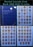 Virtyally Complete Lincoln Cent Book 1909-1940 72
