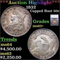 ***Auction Highlight*** 1832 Capped Bust Half Doll