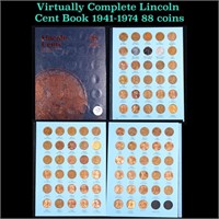Virtually Complete Lincoln Cent Book 1941-1974 88