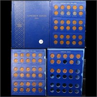 Near Complete Lincoln Cent Book 1941-1968 72 coins