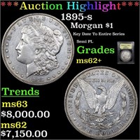 ***Auction Highlight*** 1895-s Morgan Dollar $1 Gr