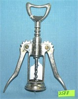 Italian made nickel silver mechanical cork screw