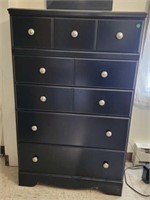 5 Drawer Black Dresser 32 in Wide 50 in Tall