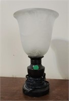 Frosted Lamp 11 inches tall