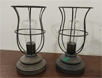 Pair of Lamps 10 inch Tall