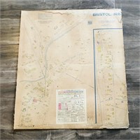 June. 1947 Bristol New Brunswick Map