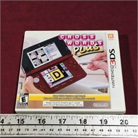 Cross Words Plus Nintendo 3DS Game & Manual