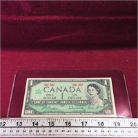 1967 Uncirculated Canadian $1 Paper Money Bill