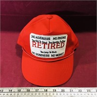 "Retired" Novelty Hat