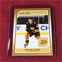 OPC Trevor Zegras Glossy Rookies Hockey Card