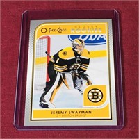 OPC Jeremy Swayman Glossy Rookies Hockey Card