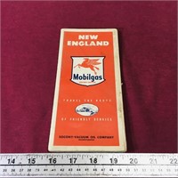 Vintage New England Travel Map