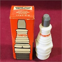 Champion Spark Plug Cologne Bottle & Box (Vintage)