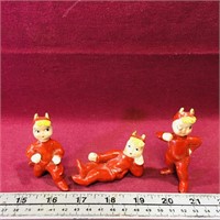 Set Of 3 Vintage Porcelain Figurines (Small)