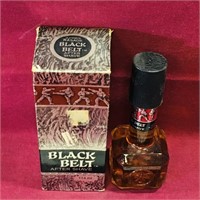 Black Belt After Shave Bottle & Box (Vintage)
