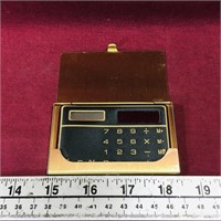 Vintage Sussex Calculator & Case (Small)
