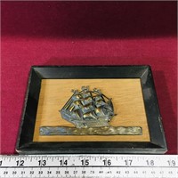 Brass Nautical Wall Picture (5" x 7")