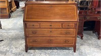 Large Early Inlaid Drop Front Desk