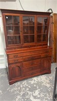 Two Pc. Cherry China Cabinet