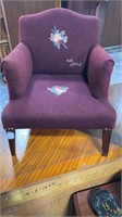 Needlepoint Child's Chair