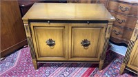Two Door French Credenza w/ Pull Out