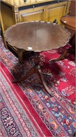 Mahogany Pie Crust Table