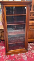 Mahogany Single Door Bookcase