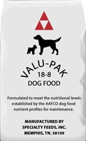 Valu-pak 18-8 Dog Food - 5o Lb