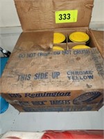 BOX OF REMINGTON CHROME YELLOW  BLUE ROCK