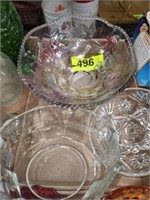 MIKASA STYLE & OTHER GLASS BOWLS