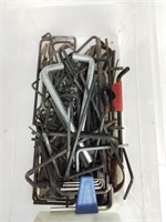 Container of miscellaneous hex keys