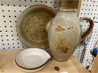 3 POTTERY PIECES