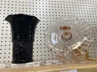 2 BEAUTIFUL PCS. OF VINTAGE GLASS