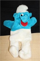 VINTAGE SMURF STYLE HAND PUPPET