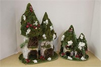 SELECTION OF GNOME HOUSES-INDOOR DECOR